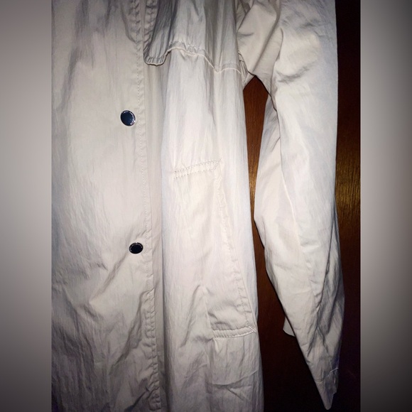 Zara Girl double breast snap button trench coat size 13-14 fits woman US size M - Picture 4 of 8